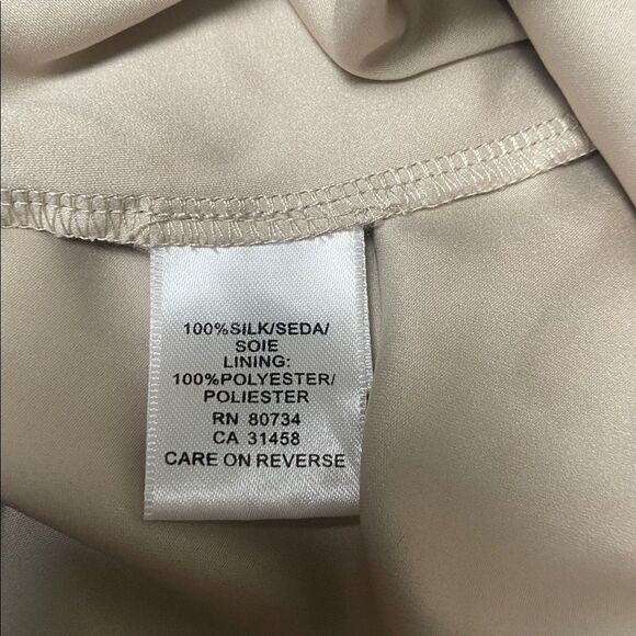 BCBGMaxAzria 100% Silk Floral Halrer Top Mini Party Dress Women's Size 4 - Picture 15 of 15